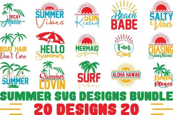 Download Summer Svg Designs Bundle - Summer svg Collection