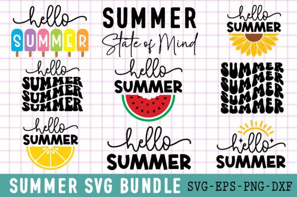 Download Hello Summer SVG Bundle - Summer svg Collection