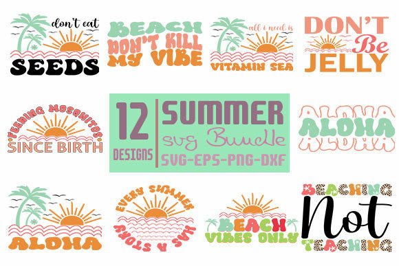 Download Summer SVG Designs Bundle - Summer svg Collection