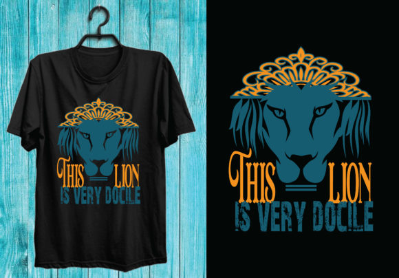 Download Skull Artwork Lion Typography T-shirt - Lion Collection