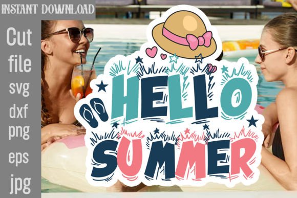 Download Hello Summer SVG Cut File - Summer svg Collection
