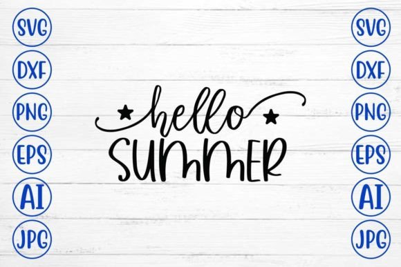 Download Hello Summer SVG Cut File - Summer svg Collection