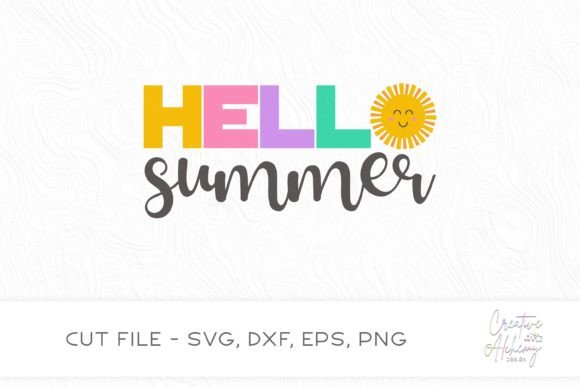 Download Hello Summer SVG Cut File - Summer svg Collection