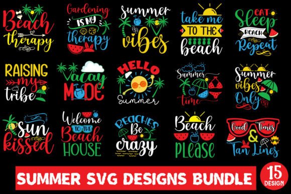 Download Summer SVG Designs Bundle - Summer svg Collection