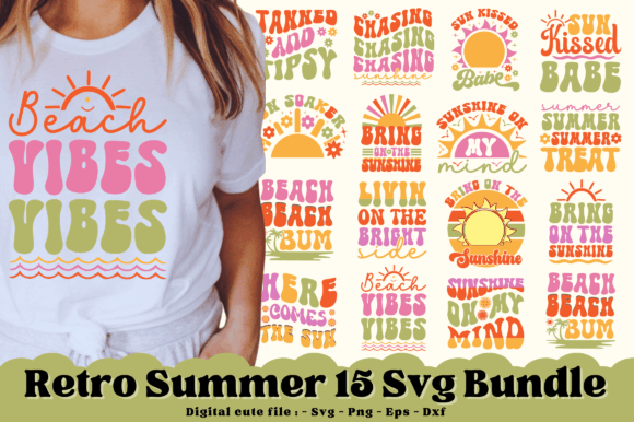 Download Retro Summer Svg Bundle - Summer svg Collection