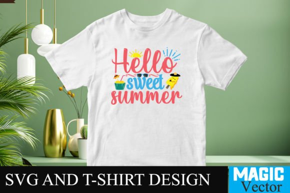 Download Hello Sweet Summer SVG Cut File - Summer svg Collection