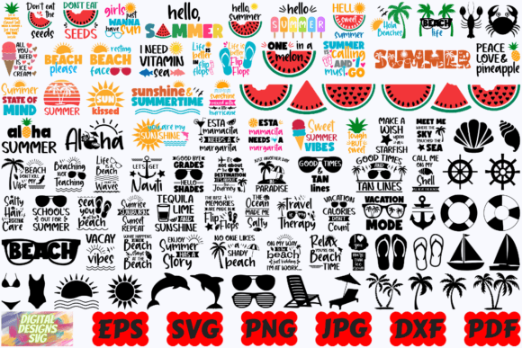Download Summer SVG | Beach SVG | Summer Cut File - Summer svg Collection